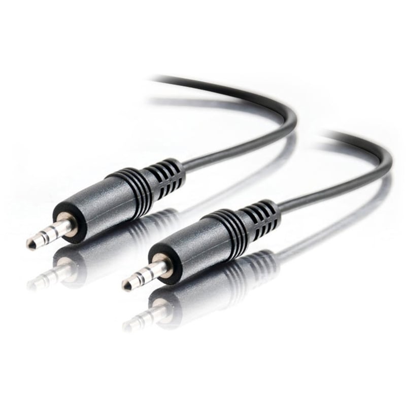 C2G 3ft 3.5mm Stereo Audio Cable - AUX Cable - M/M - Thumbnail 1
