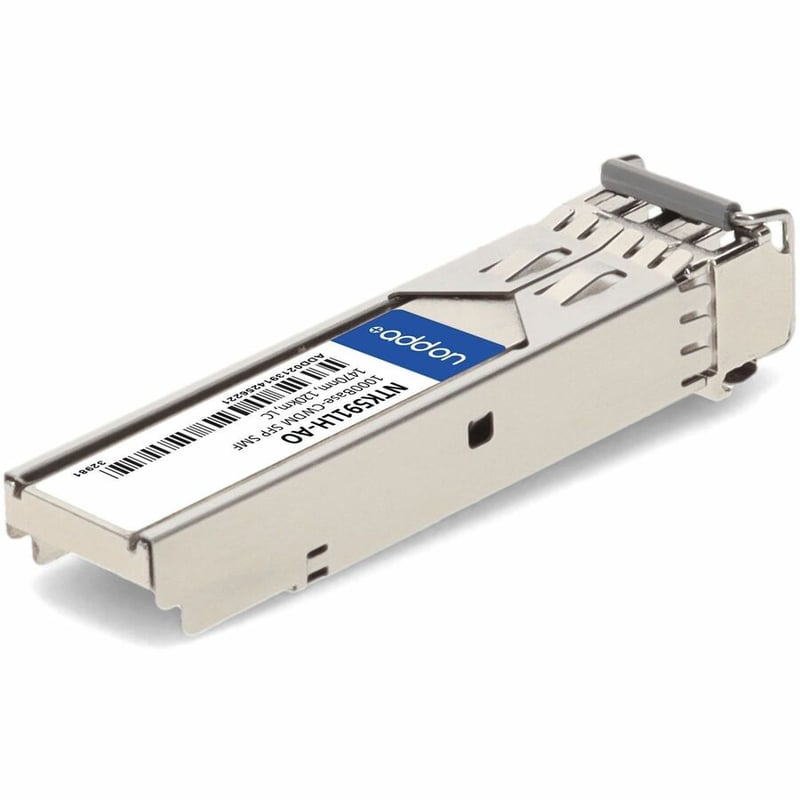 AddOn Ciena® NTK591LH Compatible TAA 1000Base-CWDM SFP Transceiver (SMF, 1470nm, 120km, LC, DOM) - Thumbnail 5