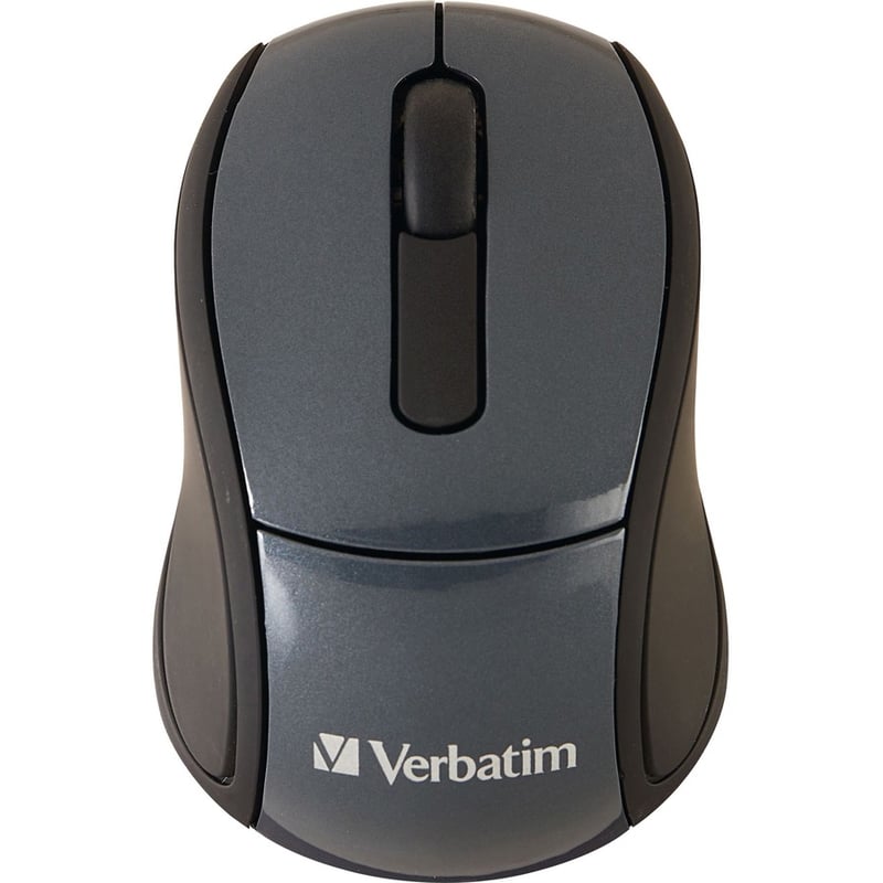 Verbatim Wireless Mini Travel Optical Mouse - Graphite - Thumbnail 4
