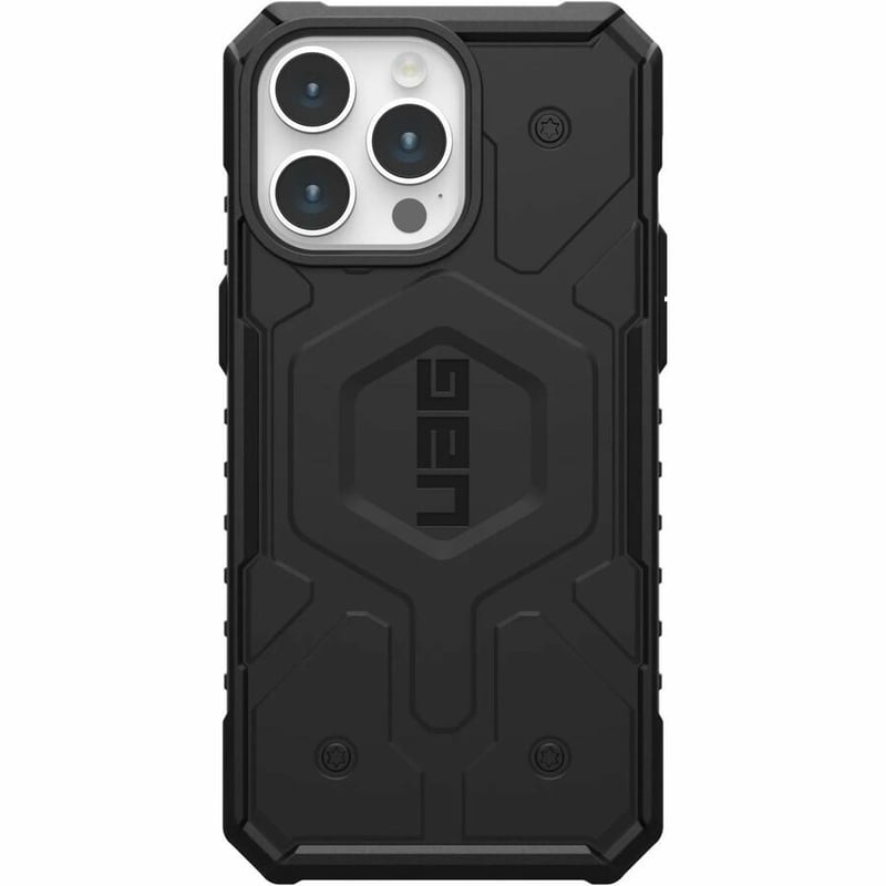 Urban Armor Gear Pathfinder iPhone 15 Pro Max Case - Black - Thumbnail 5