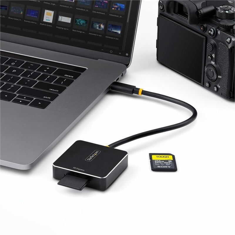 USB-C SD EXPRESS CARD READER - USB TYPE-C SECURE DIGITAL ADAPTER - Thumbnail 2