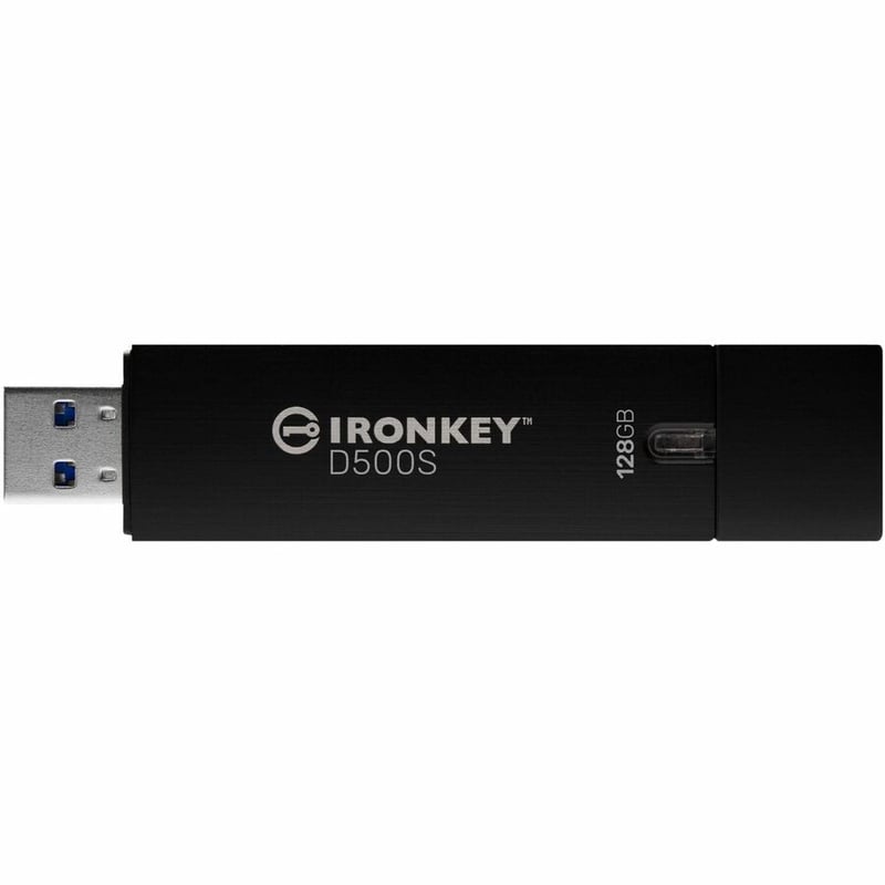 Kingston IronKey D500S 128GB USB 3.2 (Gen 1) Type A Flash Drive - Thumbnail 2