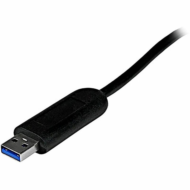 StarTech.com 4 Port Portable SuperSpeed USB 3.0 Hub with Built-in Cable - 5Gbps - Thumbnail 2
