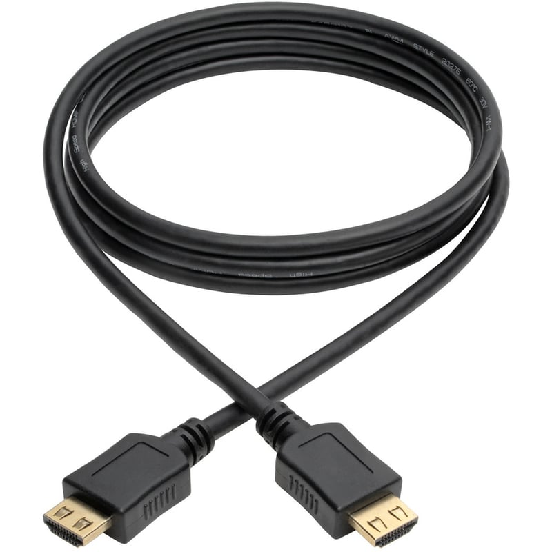 Eaton Tripp Lite Series High-Speed HDMI Cable, Gripping Connectors, 4K (M/M), Black, 6 ft. (1.83 m) - Thumbnail 2
