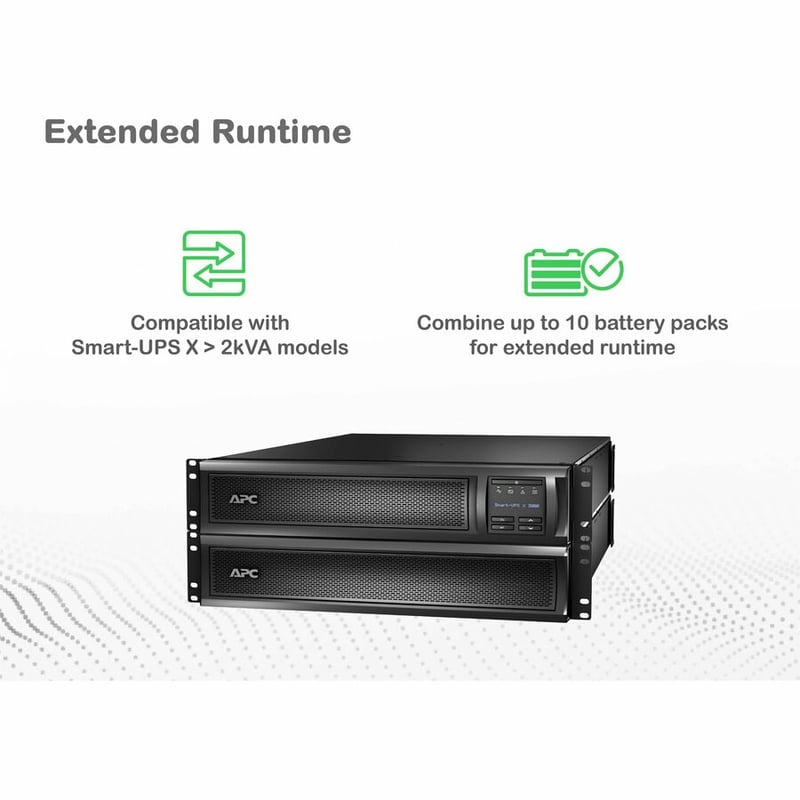 APC by Schneider Electric SMX120RMBP2U External Battery Pack - Thumbnail 5