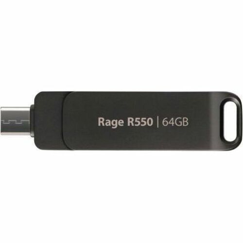 PATRIOT RAGE R550 64GB USB 3.2 GEN 1 SWING TYPE-A+C DARK SHADOW - Thumbnail 1