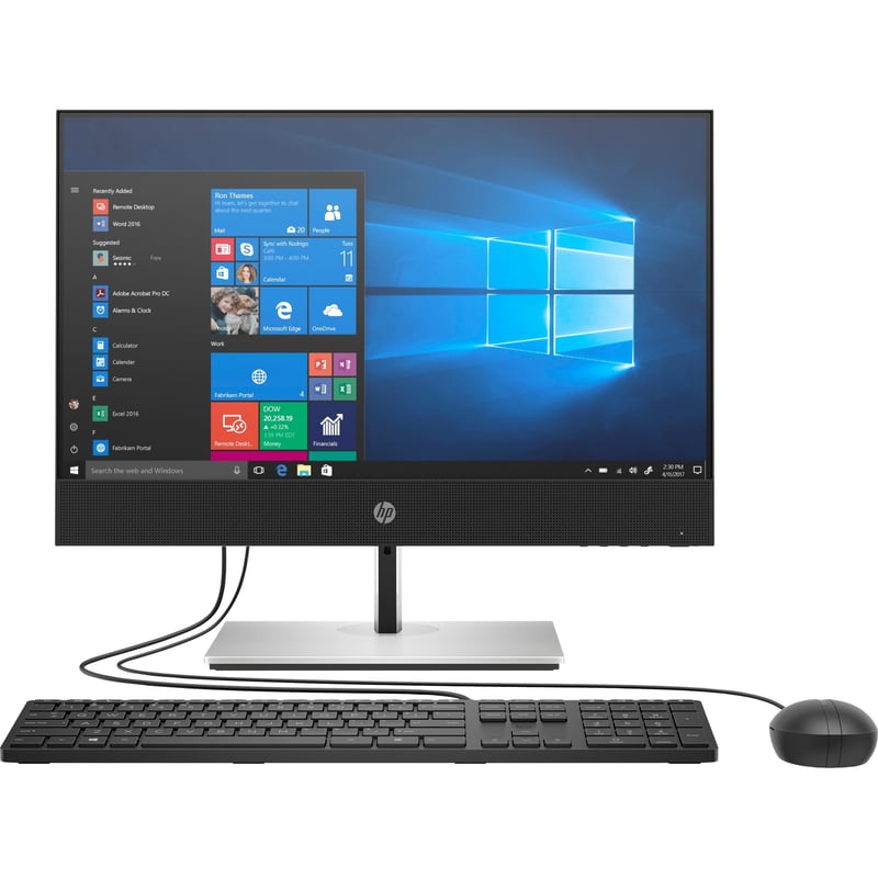 HP Business Desktop ProOne 600 G6 All-in-One Computer - Intel Core i5 10th Gen i5-10500 Hexa-core (6 Core) 3.10 GHz - 64 GB RAM DDR4 SDRAM - 21.5" Full HD 1920 x 1080 - Desktop - Thumbnail 1