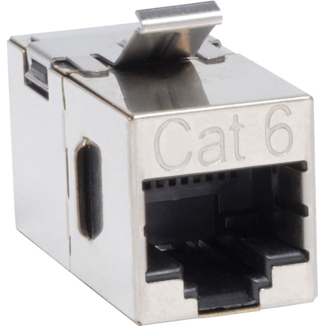 Tripp Lite by Eaton Cat6 Straight Through Modular Shielded In-line Snap-in Coupler (RJ45 F/F) TAA - Thumbnail 1