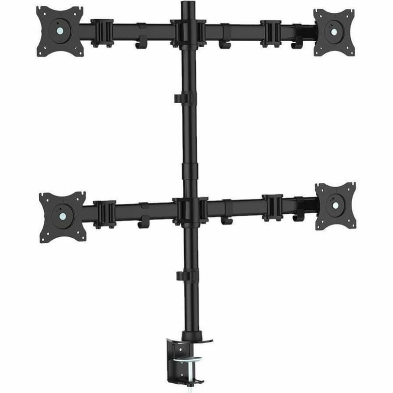 Kantek MA240 Mounting Arm for Monitor - Black - Thumbnail 1
