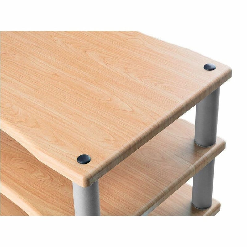 MONOLITH BY MONOPRICE 4 TIER AUDIO STAND XL MAPLE - Thumbnail 2