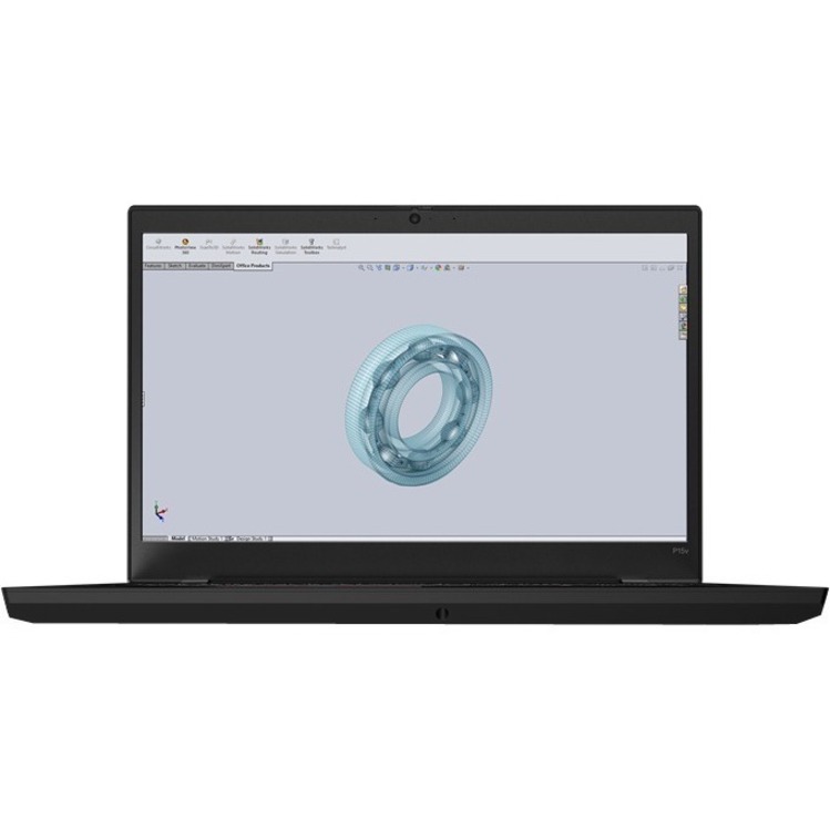 Lenovo ThinkPad P15v Gen 1 20TQ002WUS 15.6" Mobile Workstation - Full HD - Intel Core i7 10th Gen i7-10875H - vPro Technology - 32 GB - 512 GB SSD - English (US) Keyboard - Glossy Black