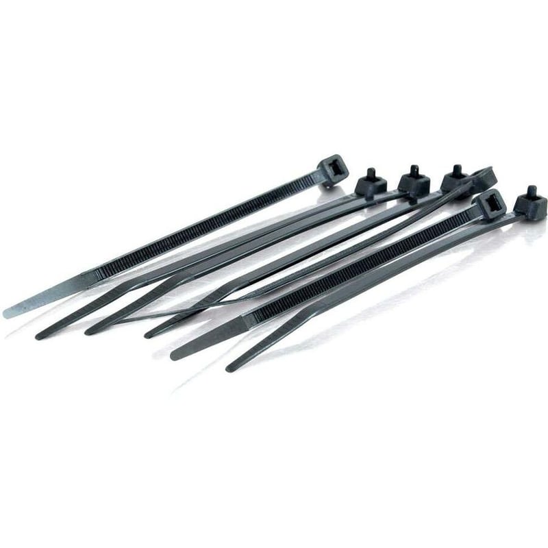 C2G 7.5in Cable Ties - Black - 100pk - Thumbnail 1