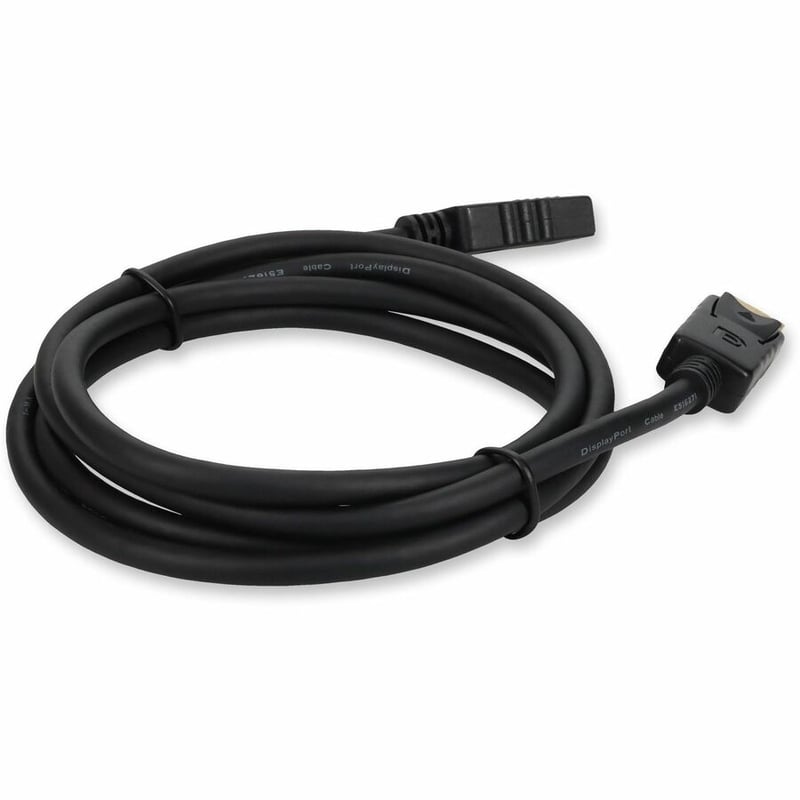 AddOn 6ft DisplayPort 1.2 Male to DisplayPort 1.2 Female Black Cable For Resolution Up to 3840x2160 (4K UHD) - Thumbnail 5