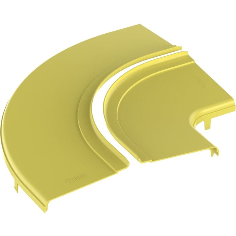 Panduit FiberRunner® Split Cover, Horizontal Right-Angle, 12x4, Black - Thumbnail 3