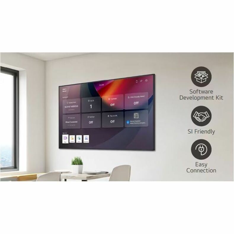 65IN LCD 3840X2160 4K 24/7 MNTR HDMI DP WEBOS8.0 500NIT LAND/PORT - Thumbnail 4