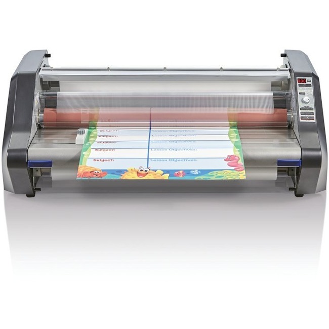 GBC ULTIMA 65 THERMAL ROLL LAMINATOR, 27 MAXIMUM WIDTH, 10 MINUTE WARM-UP - MATE