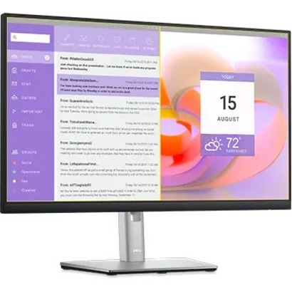 Dell P2422HE 24" Class Full HD LCD Monitor - 16:9 - Black, Silver - Thumbnail 2
