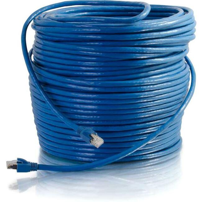 250FT CAT6 BLUE SOLID SHIELDED PATCH CBL - Thumbnail 1