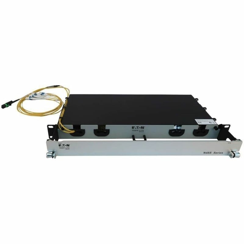 Eaton Tripp Lite Series Preloaded Fiber Panel, 1U - 4x (12F MTP/MPO-APC to 4x LC Duplex F/M) 8F Trunk Cables, OS2 Singlemode, 10 m (32.8 ft.) - Thumbnail 4