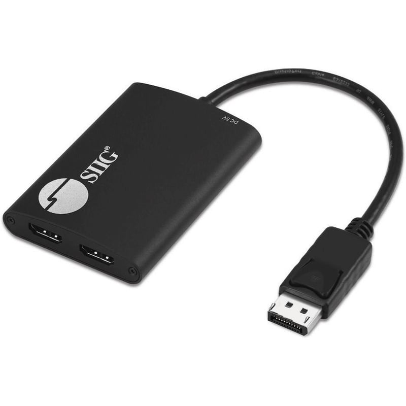 SIIG 4K 1x2 DisplayPort 1.2 to HDMI MST Splitter - Thumbnail 1