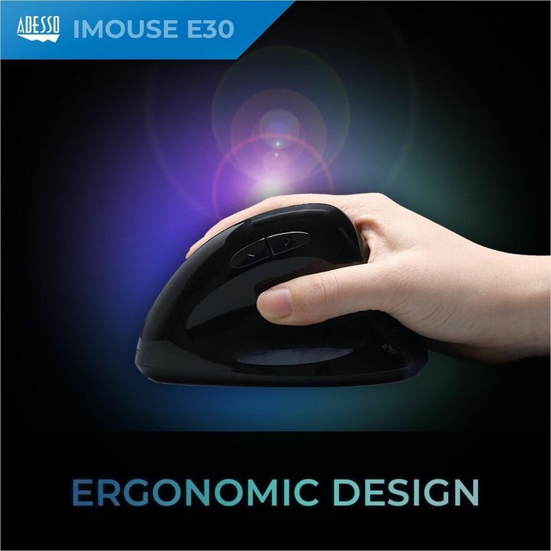 Adesso iMouse E30 - 2.4 GHz Wireless Vertical Programmable Mouse - Thumbnail 5