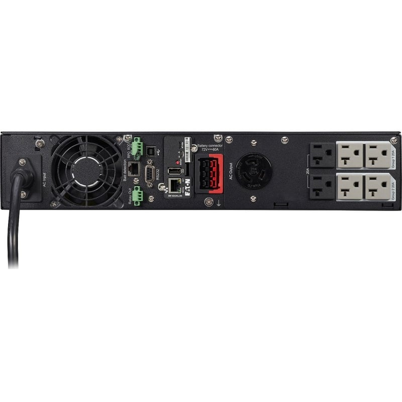 Eaton 5PX G2 1950VA 1950W 120V Line-Interactive UPS - 6 NEMA 5-20R, 1 L5-20R Outlets, Cybersecure Network Card Included, Extended Run, 2U Rack/Tower - Thumbnail 2