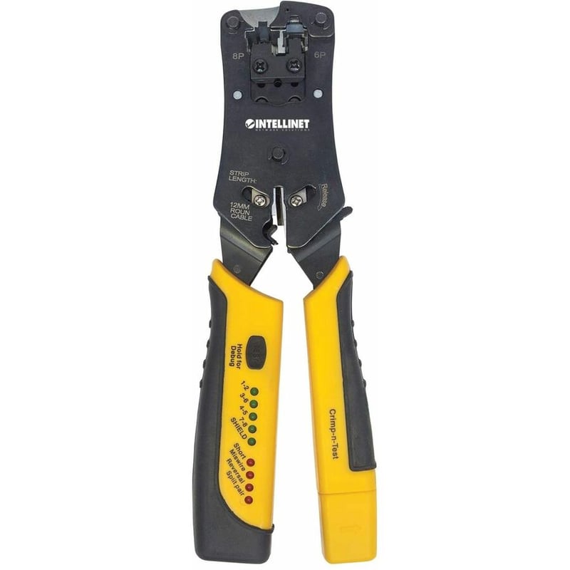 ALL-IN-ONE PROFESSIONAL MODULAR CRIMPING TOOL WITH CUTTING, STRIPPING AND CABLE - Thumbnail 5