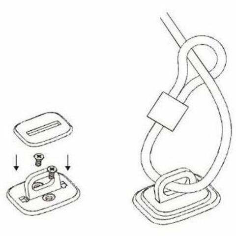 4XEM Universal Laptop Anchor for Laptop Locks - TAA Compliant - Thumbnail 3