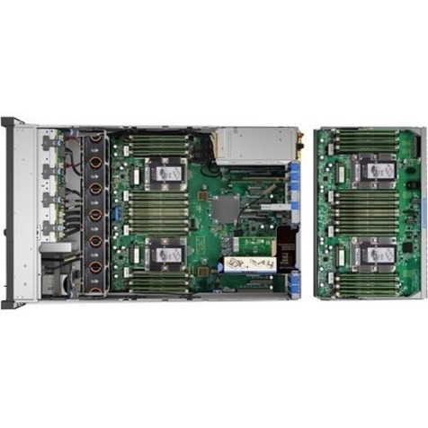 Lenovo ThinkSystem SR850 7X19A05HNA 2U Rack Server - 4 Xeon Platinum 3.80 GHz - 128 GB RAM - Serial ATA/600 Controller - Thumbnail 3