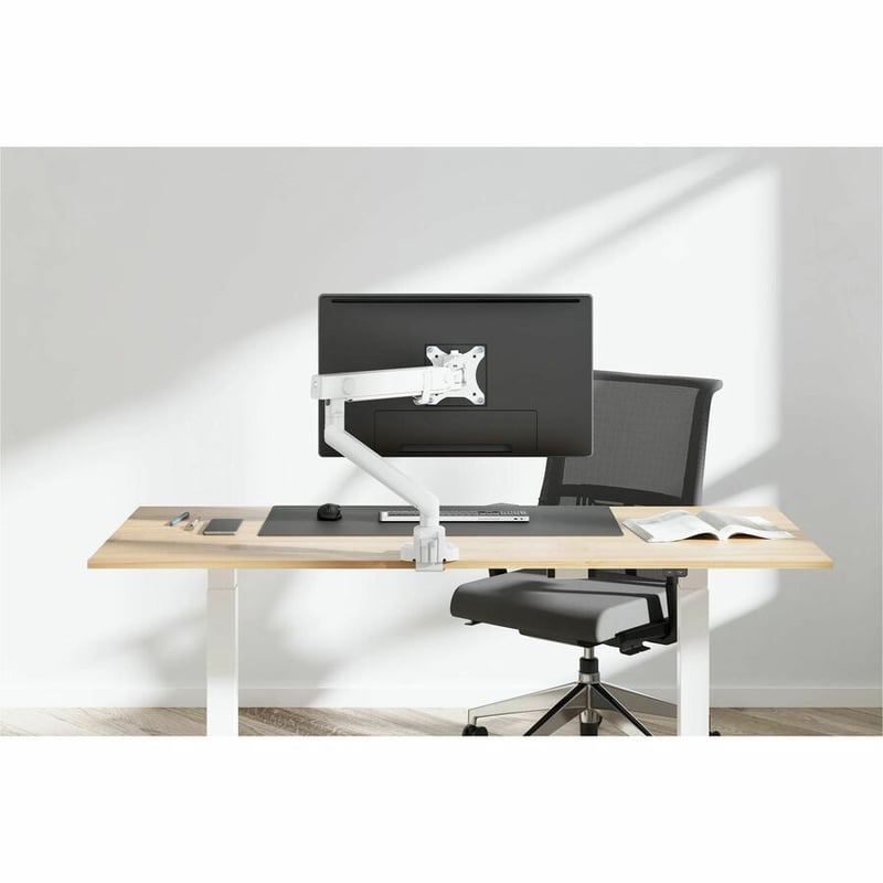 SINGLE MONITOR MOUNT (WHITE) ARTICULATING SPRING ARM - Thumbnail 5
