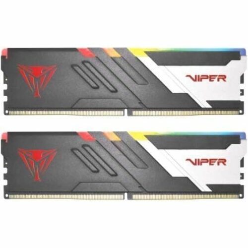 PATRIOT VIPER VENOM DDR5 32GB 6400MT/S RGB CL32 BLK/SIR HS DUAL KIT - Thumbnail 1