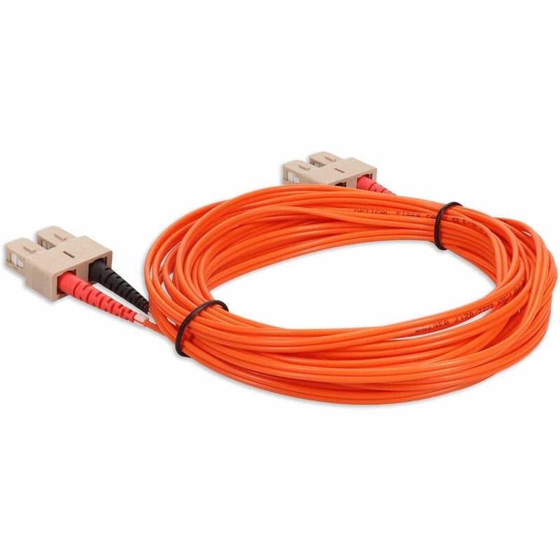 AddOn 5m SC to SC Orange OM1 Duplex OFNR (Riser-Rated) TAA MMF Fiber Patch Cable - Thumbnail 3