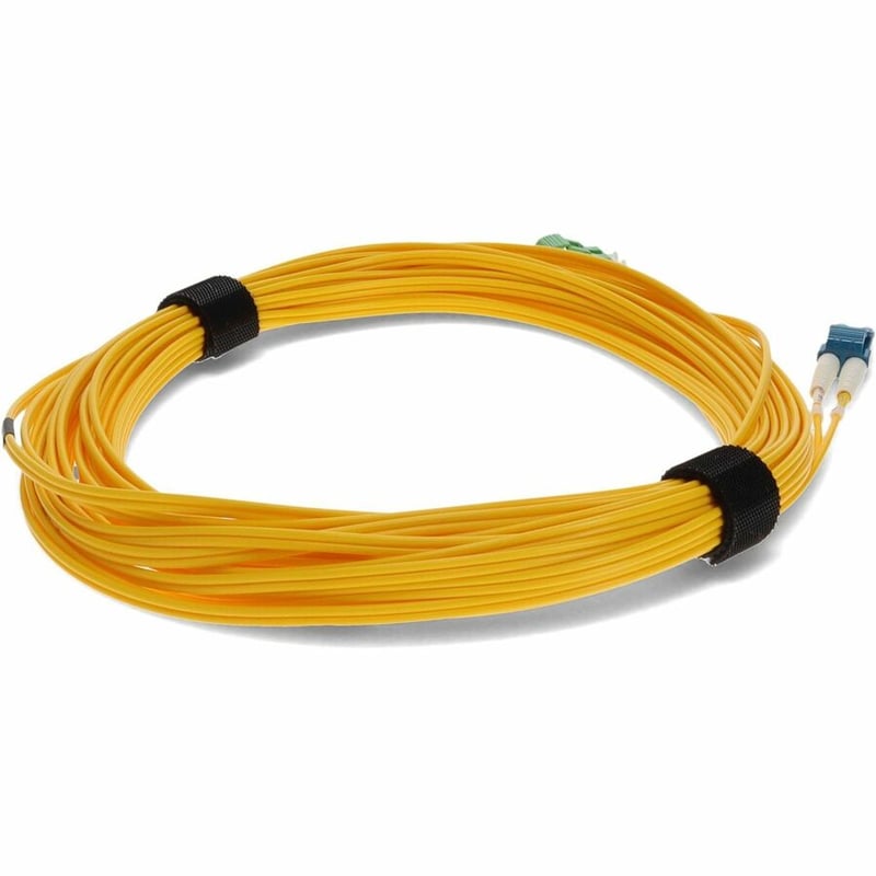 AddOn 15m ALC to LC Yellow OS2 Duplex OFNR (Riser-Rated) SMF Fiber Patch Cable - Thumbnail 5