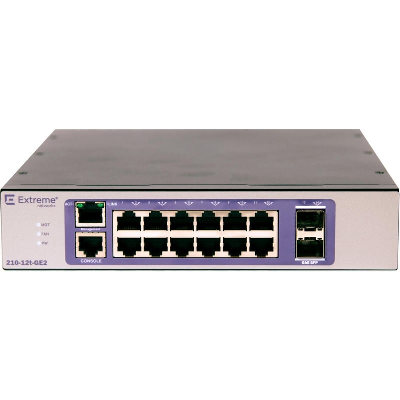 Extreme Networks 210-12t-GE2 Ethernet Switch - Thumbnail 1