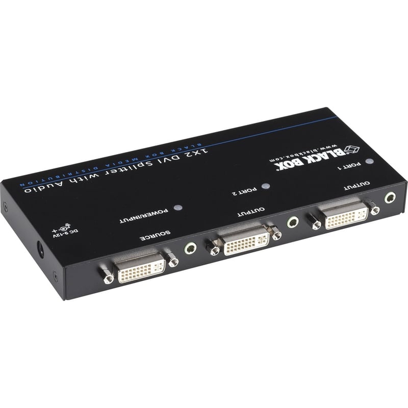 Black Box DVI-D Splitter with Audio and HDCP, 1 x 2 - Thumbnail 3