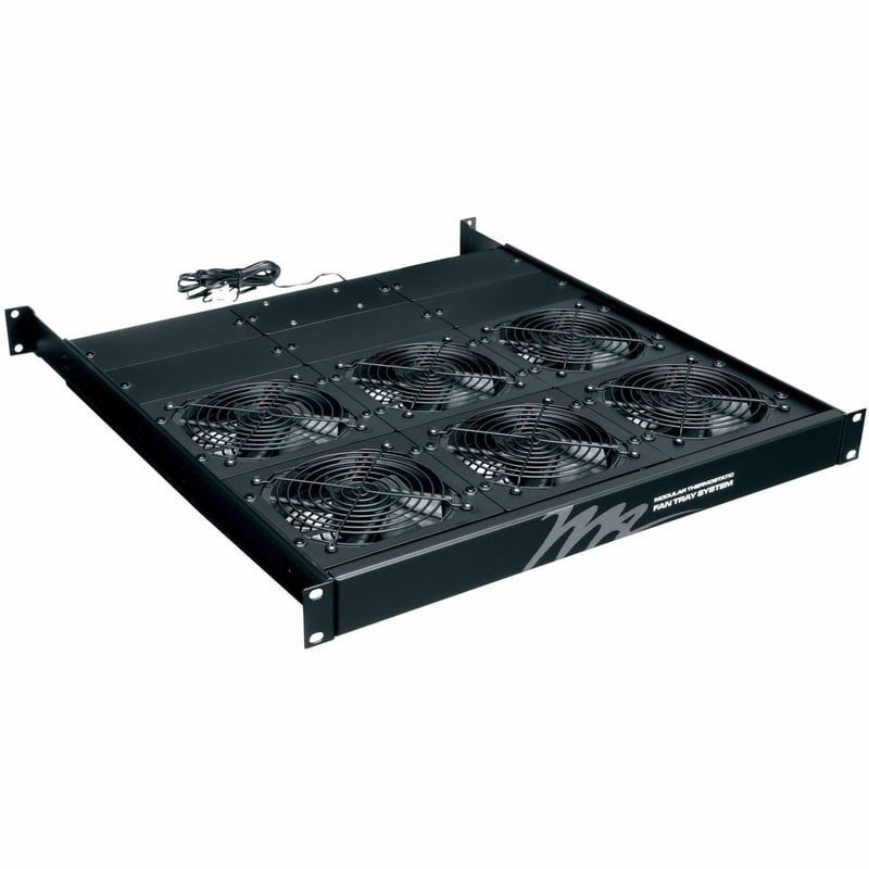 Middle Atlantic 1RU Fan Tray - 6 Fans - 414 CFM