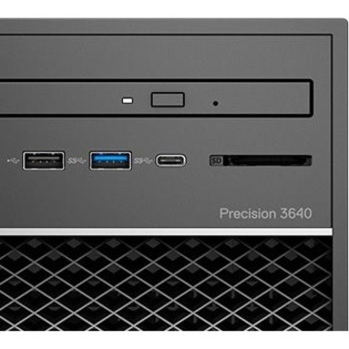 Dell Precision 3000 3640 Workstation - Core i7 10th Gen i7-10700 - vPro Technology - 32 GB - 512 GB SSD - Tower - Thumbnail 2