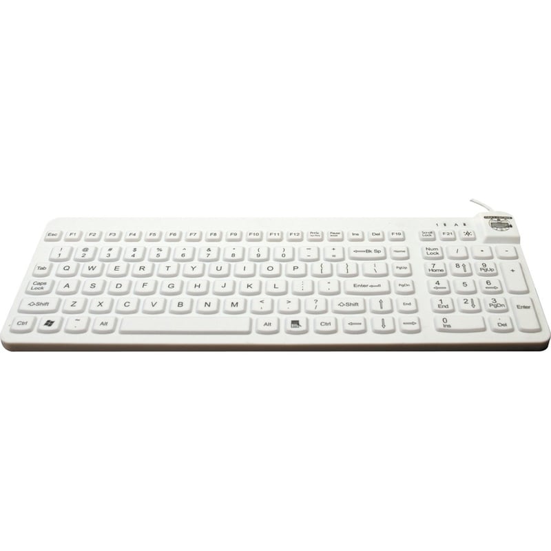 Man & Machine Premium Full Size Waterproof Disinfectable Keyboard - Thumbnail 2