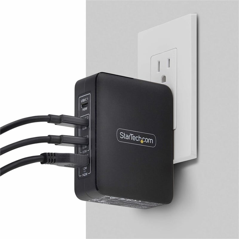 140W USB-C WALL CHARGER GAN POWER ADAPTER PD 3.1 USB-C/USB-A - Thumbnail 2