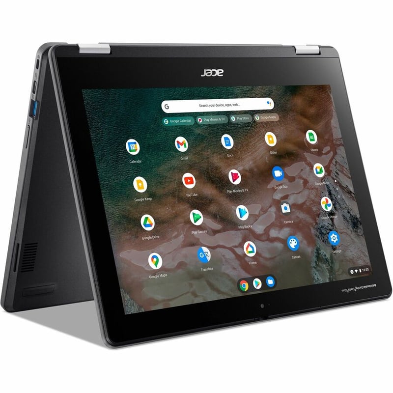 Acer Chromebook Spin 512 R853TA R853TA-C7KT 12" Touchscreen Convertible 2 in 1 Chromebook - HD+ - 1366 x 912 - Intel Celeron N5100 Quad-core (4 Core) 1.10 GHz - 4 GB Total RAM - 32 GB Flash Memory - Thumbnail 3