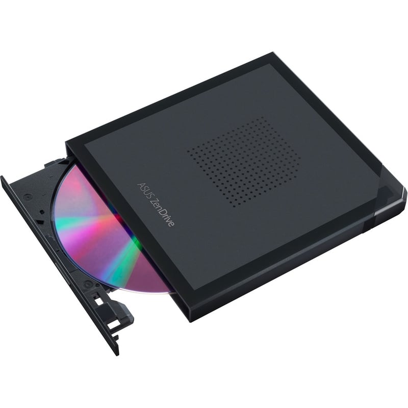 Asus ZenDrive V1M SDRW-08V1M-U DVD-Writer - External - Retail Pack - Black - Thumbnail 2
