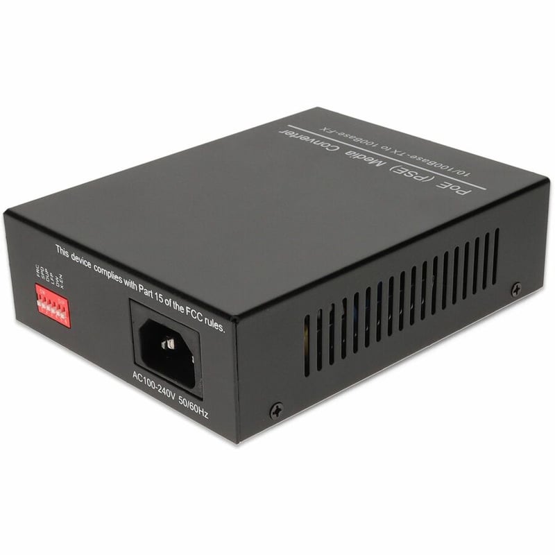 AddOn 10/100Base-TX(RJ-45) to 100Base-BXD(ST) BiDi SMF 1550nm/1310nm 20km POE Media Converter - Thumbnail 5