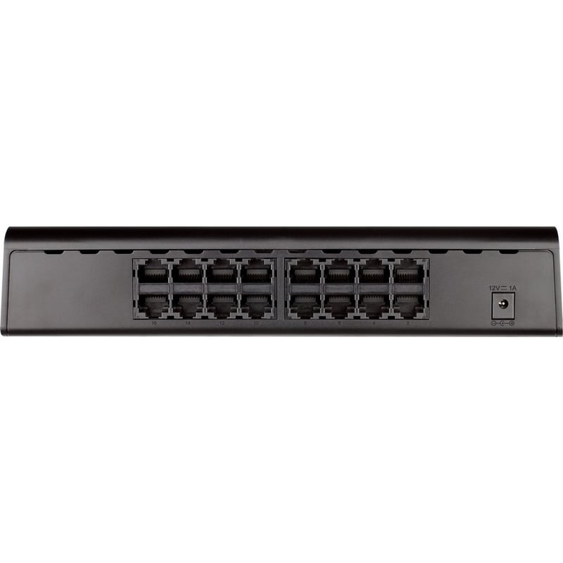 D-Link DGS-1016A 16-Port Gigabit Unmanaged Desktop Switch - Thumbnail 3