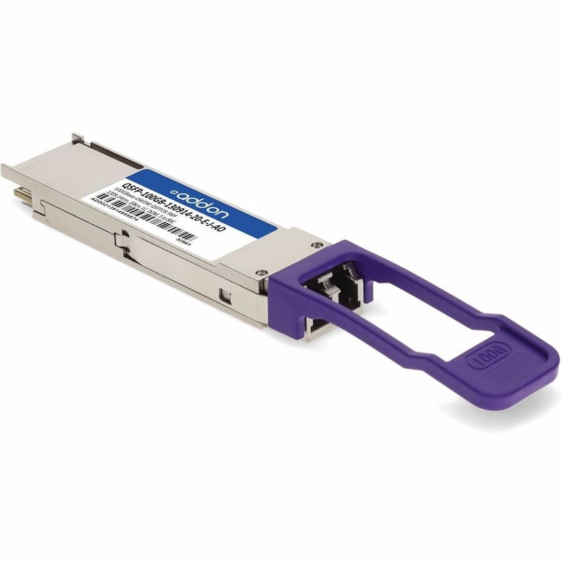 AddOn Juniper Networks® Compatible TAA 100GBase-OWDM QSFP28 Transceiver O-Band Channel OW309 50GHz (SMF, 1309.14nm, 20km, LC, DOM, -5 to +80C) - Thumbnail 3