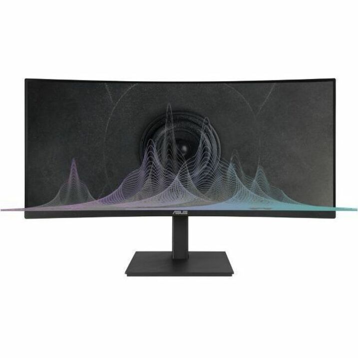 Asus VA34VCPSN 34" Class UW-QHD Curved Screen LED Monitor - 21:9 - Matte Black - Thumbnail 5