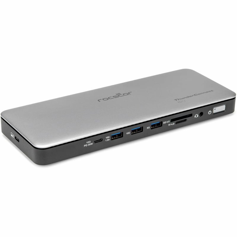 THUNDERBOLT DOCKING STATION THUNDERCONNECT RD12 4 QUAD DISPLAY - Thumbnail 1