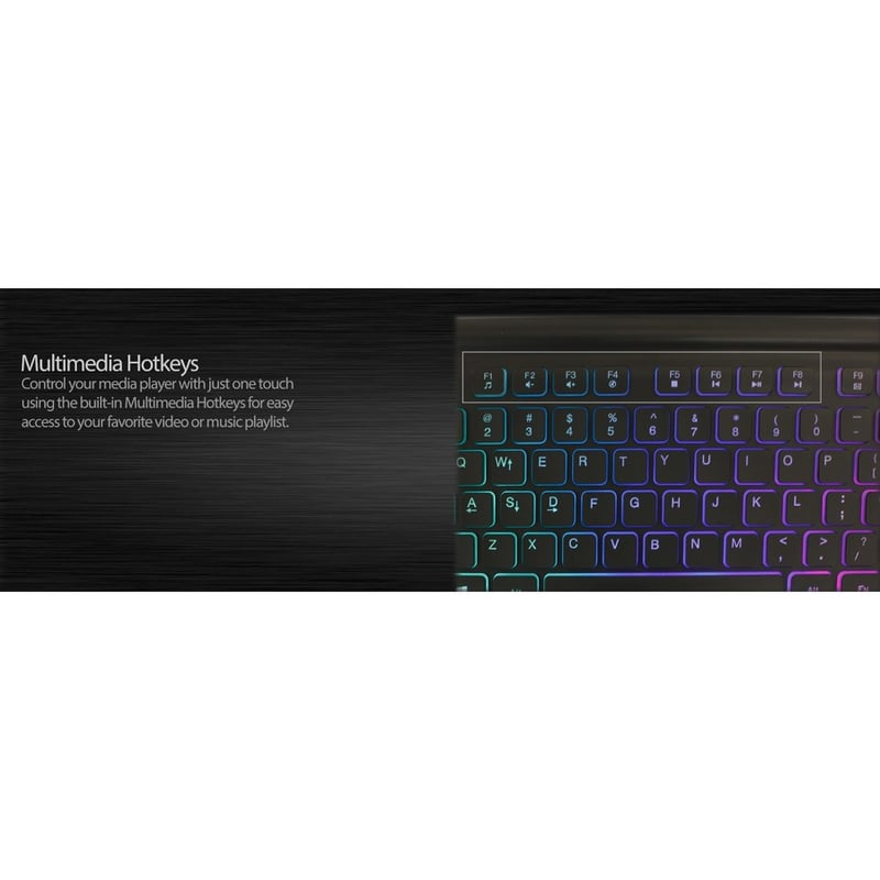Adesso EasyTouch 137CB Illuminated Gaming Keyboard & Mouse Combo - Thumbnail 5