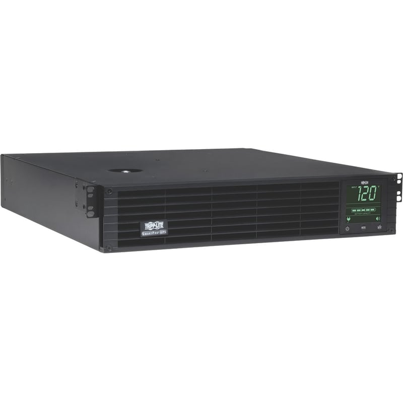 Tripp Lite by Eaton UPS TAA-Compliant SmartPro 120V 3kVA 2.88kW Line-Interactive Sine Wave UPS 2U Rack/Tower Extended Run Pre-Installed WEBCARDLX Network Interface LCD USB DB9 Serial - Thumbnail 1