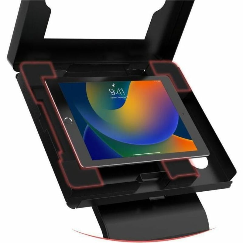 CTA Digital Premium Locking Floor Stand Kiosk w/ Digital Password Combination Security Enclosure - Thumbnail 3
