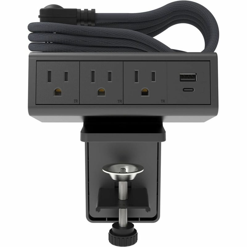 Wiremold DPC Series Dash 4-Cube Desktop Power Center - Graphite - Thumbnail 2